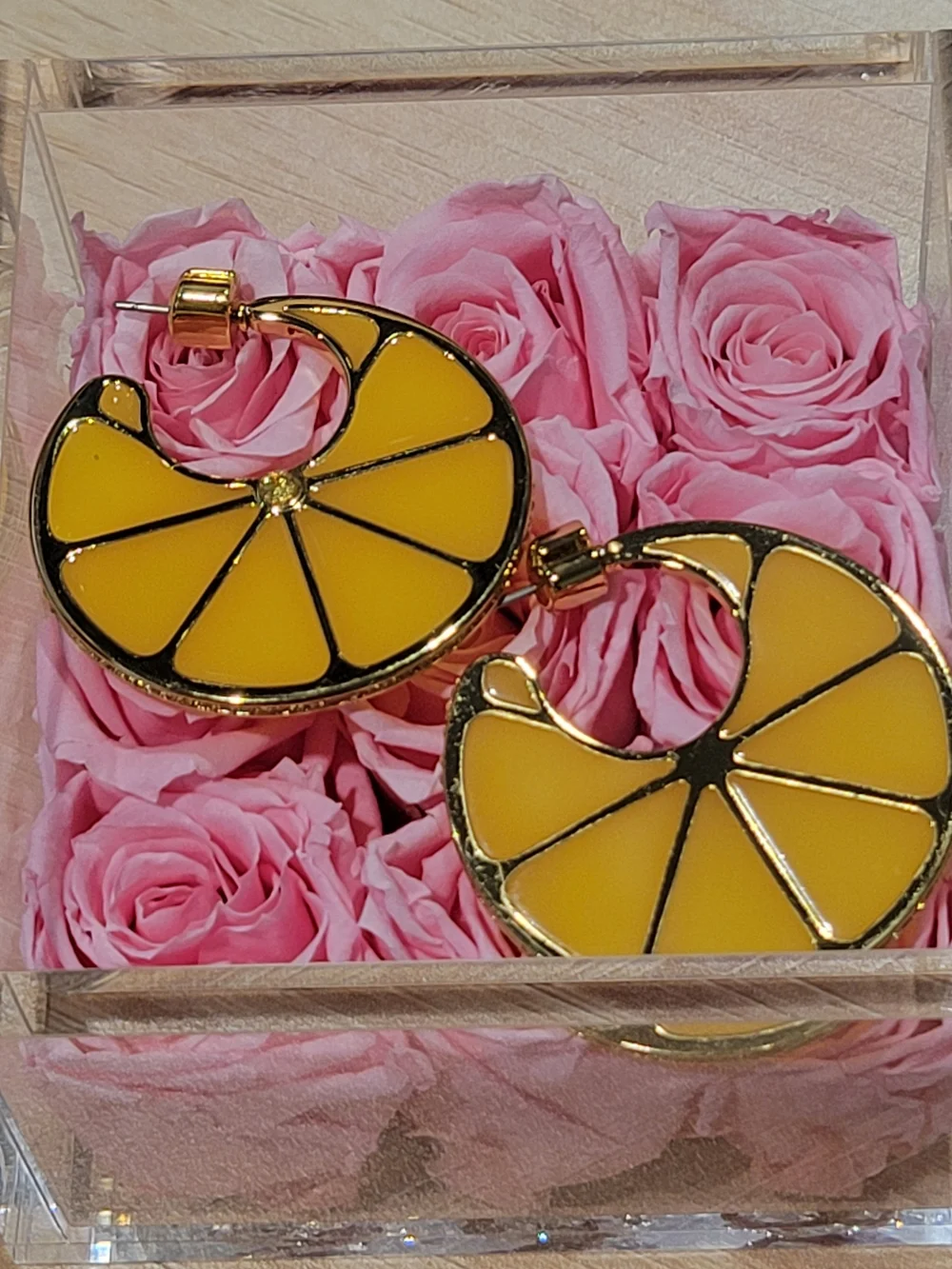 Kate Spade Tutti Fruity Lemon Slice Earrings - Picture 1 of 4